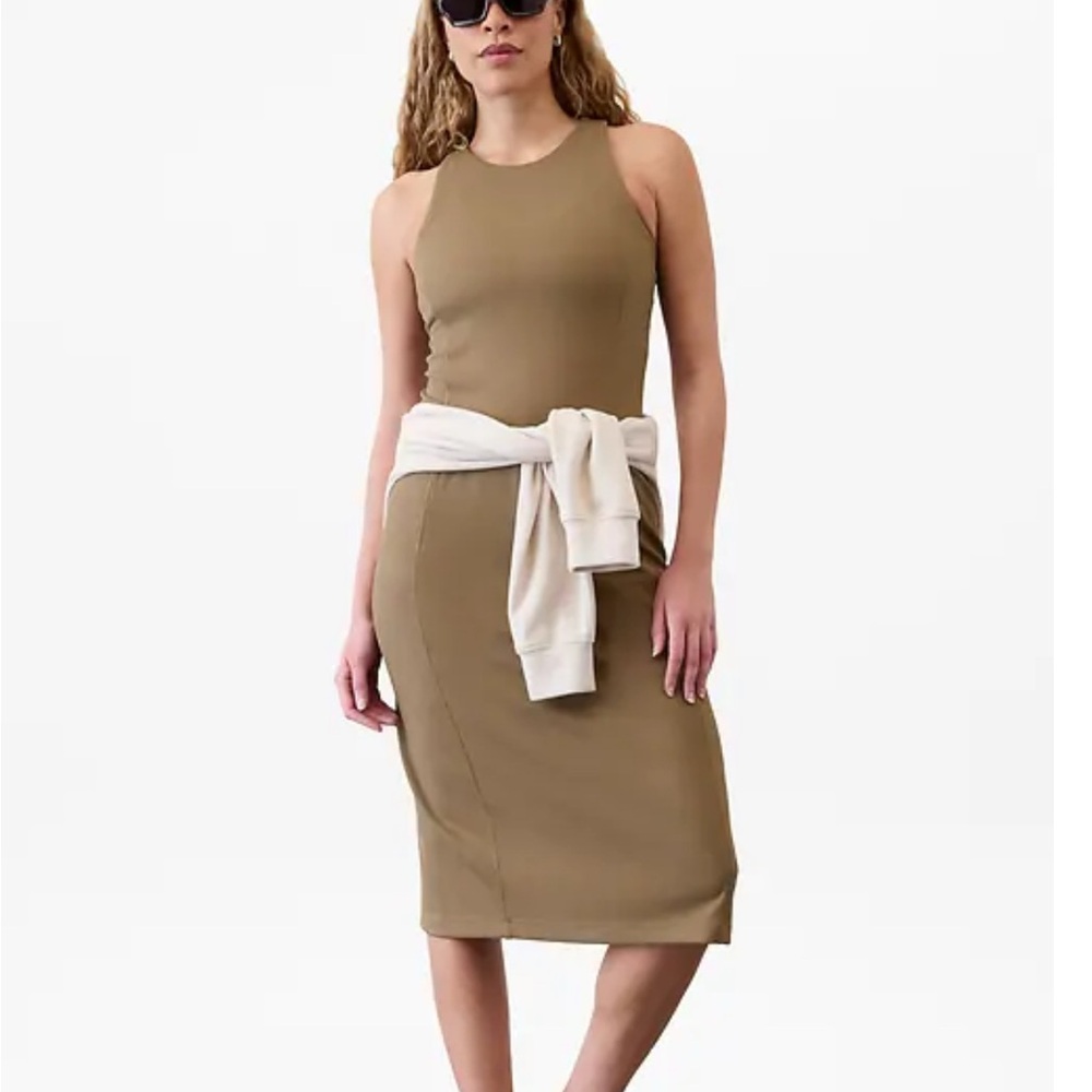 Seasoft Rib Midi Tank Dress